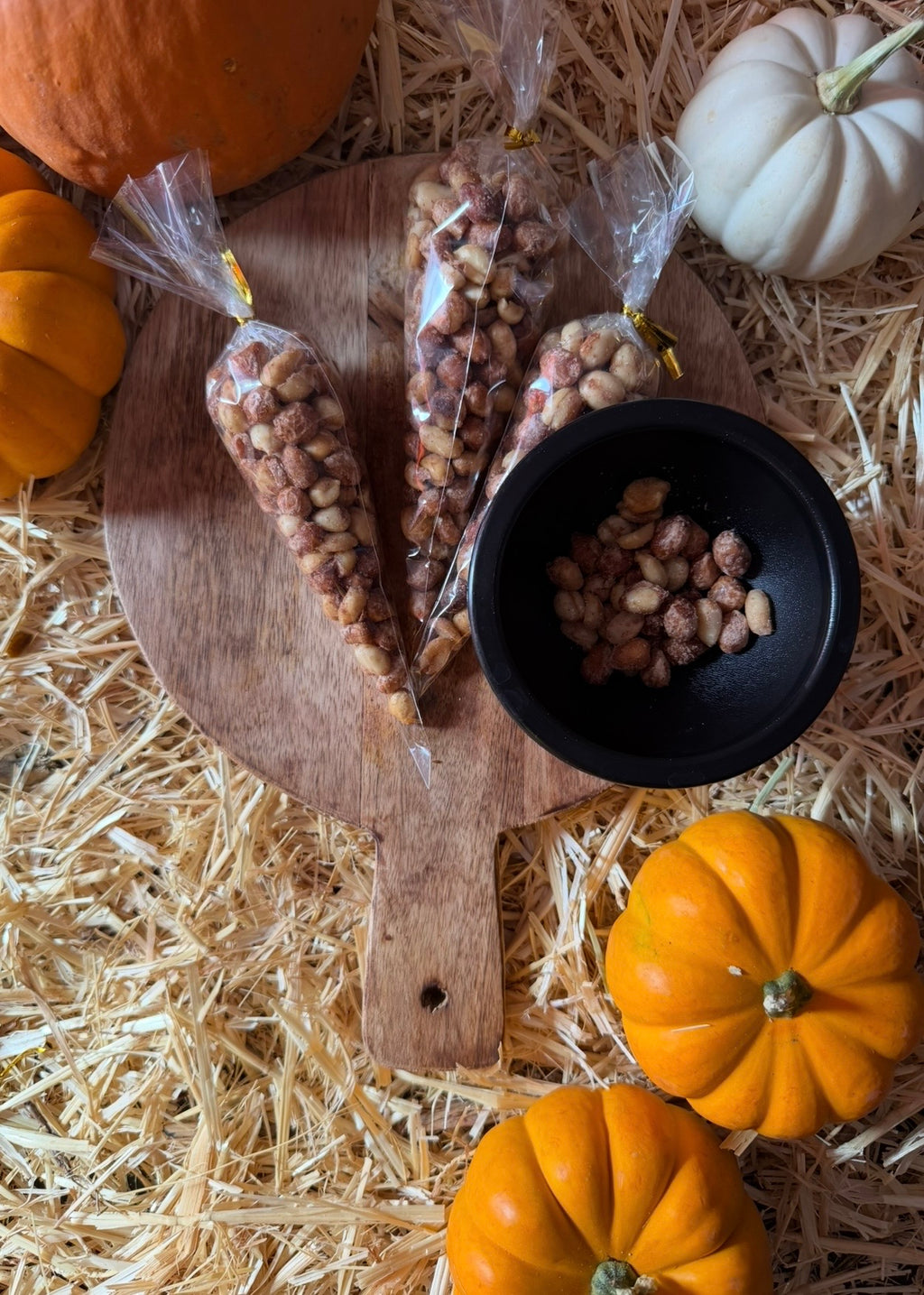 Pumpkin spice peanuts